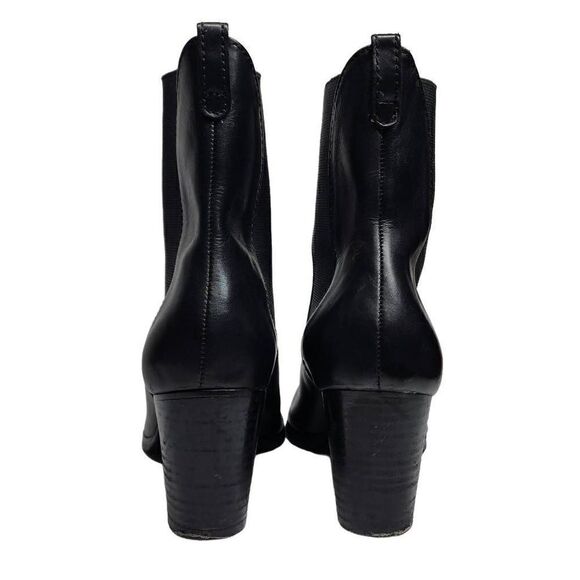 Cole Haan Denise Women's Black Closed Toe Pull On Ankle Heeled Boots Size 10B - Picture 11 of 11